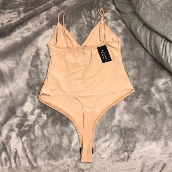Fashion nova sleek and slay bodysuit-Mocha - Picture 3 of 3
